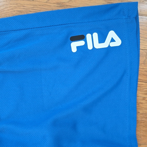 FILA BRAND SIGNATURE BOYS BLUE PULL ON ACTIVEWEAR SHORTS SIZE MEDIUM - Picture 2 of 10